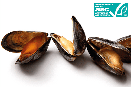 Blåmusslor Sous-vide – ASC-märkta