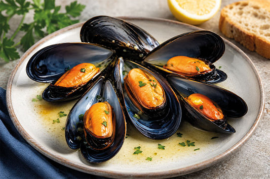 Blåmusslor Sous-vide – 40/60 | Galicien