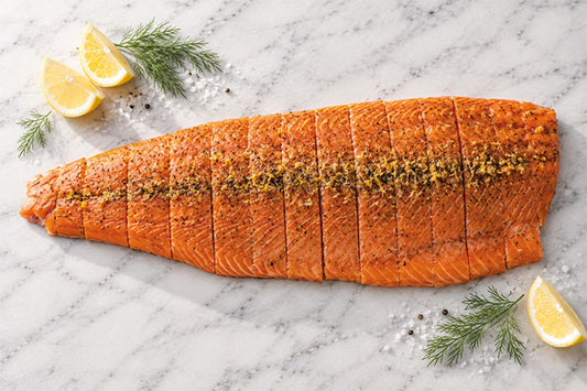 Varmrökt Laxfilé med Citronpeppar