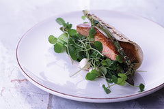 Hot smoked salmon fillet, lemon pepper, whole side